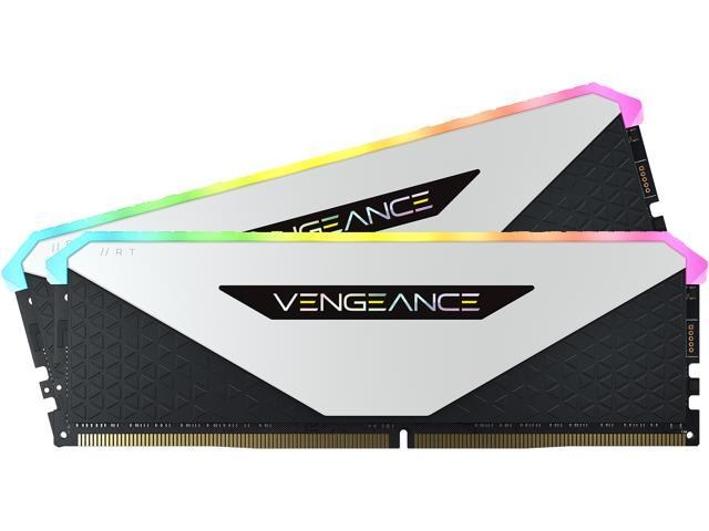 CORSAIR Vengeance RGB RT 16GB (2 x 8GB) DDR4 3200 AMD Optimized White