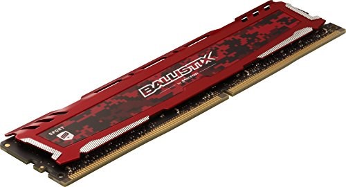 Crucial Ballistix Sport LT 64GB (4x16GB) DDR4 2400 MHz Red image 5