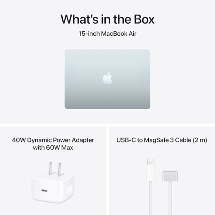 Apple MacBook Air 2026 15" 16GB Unified Memory 512GB SSD Sky Blue image 6