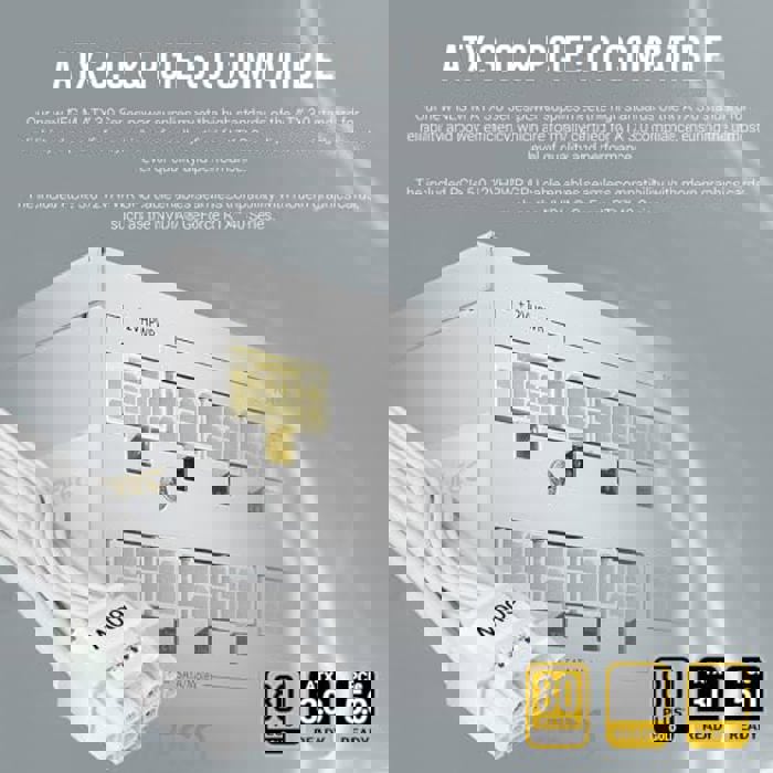 ANTEC NE1000G M White ATX3.0 Power Supply - Specs, Compare Prices