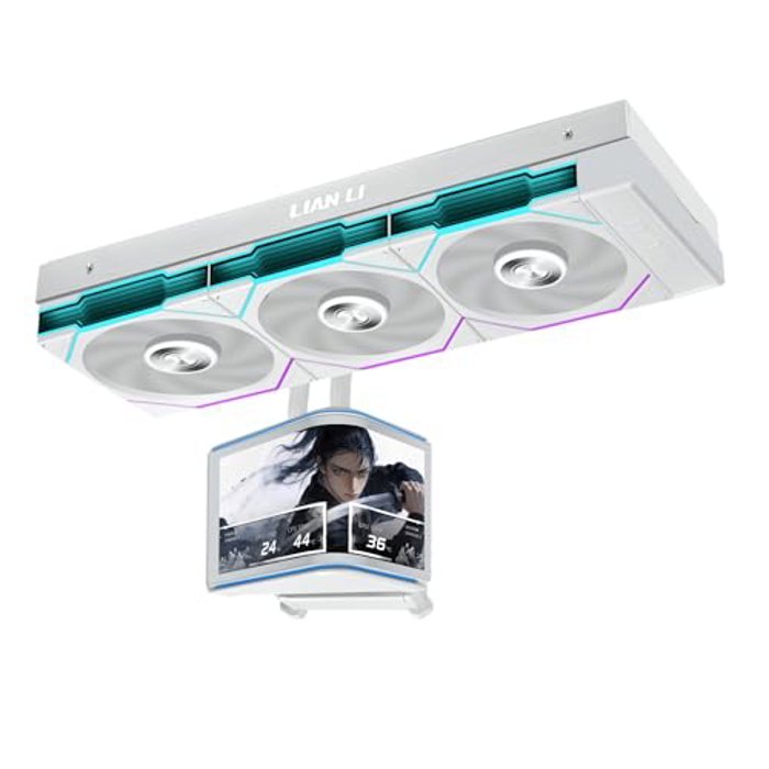 Lian Li Hydroshift II OLED Curved 360TL White