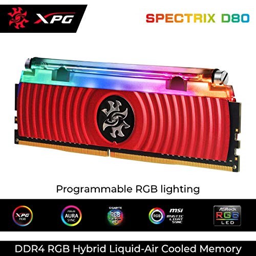 XPG Spectrix D80 Liquid Cooled RGB 16GB 2x8GB DDR4 3000MHz image 4