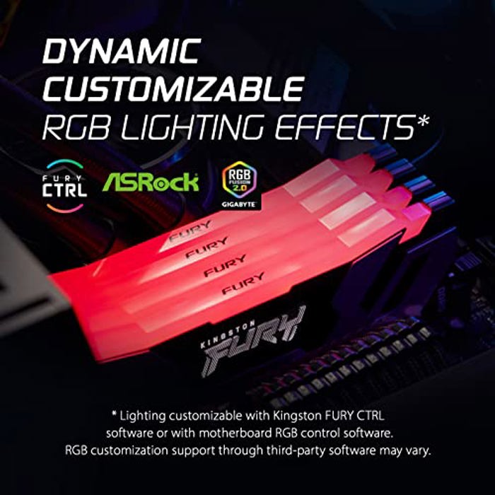 Kingston FURY Renegade White RGB 16GB DDR5 6400 image 3