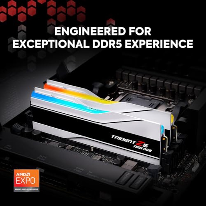 G.SKILL Trident Z5 Neo RGB 48GB (2x24GB) DDR5 6000 White image 2