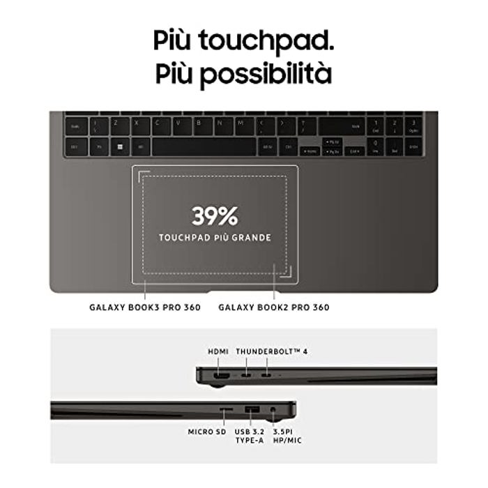 Samsung Galaxy Book3 Pro 360 NP960QFG-KA3IT image 6