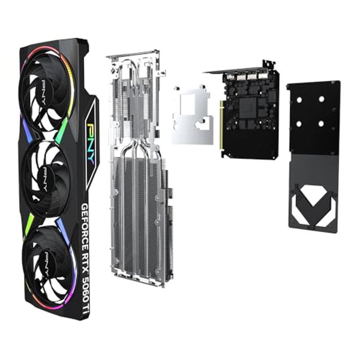 PNY GeForce RTX 5060 Ti 16GB EPIC-X RGB Overclocked Triple Fan image 12