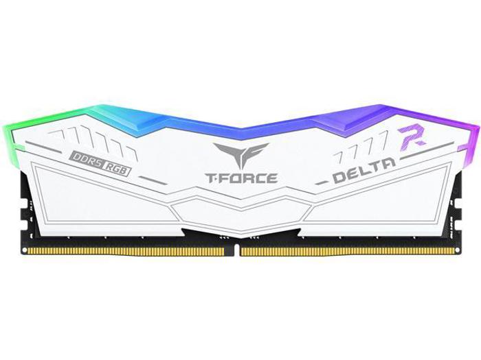 Team T-Force Delta RGB 64GB (2 x 32GB) DDR5 5600 White image 2
