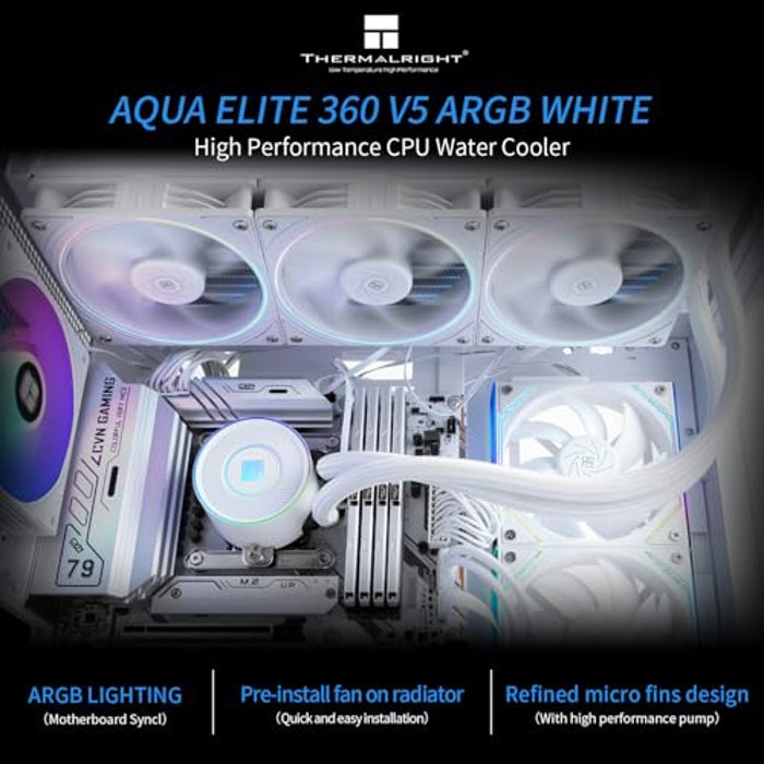 Thermalright Aqua Elite 360 V5 ARGB White image 2