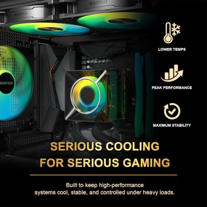 MONTECH CyberFlow ARGB 240 Black image 6