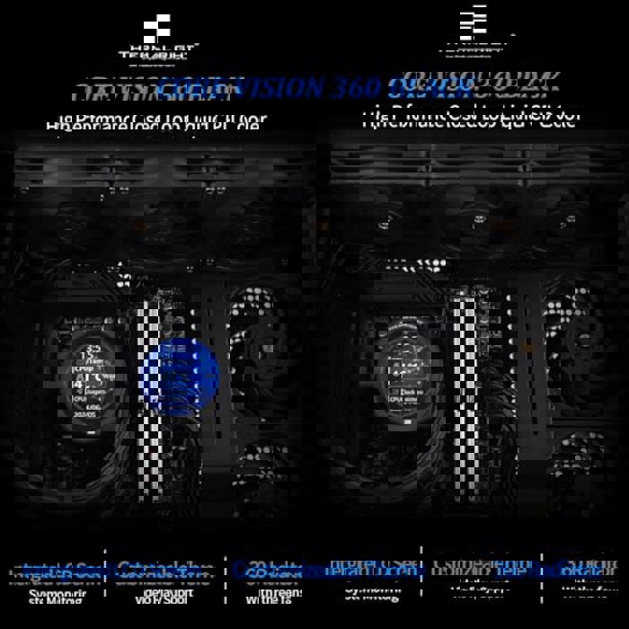 Thermalright CORE VISION 360 Black ARGB Dissipatore A Liquido