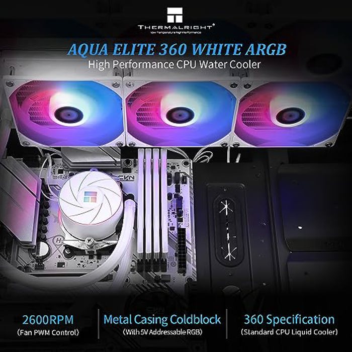 Thermalright Aqua Elite 360 WHITE ARGB image 2
