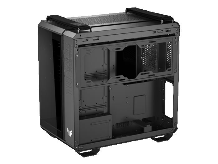 ASUS TUF Gaming GT502 ATX Mid-Tower computerbehuizing met RGB-knop op het voorpaneel, USB 3.2 Type-C en 2x USB 3.0-poorten