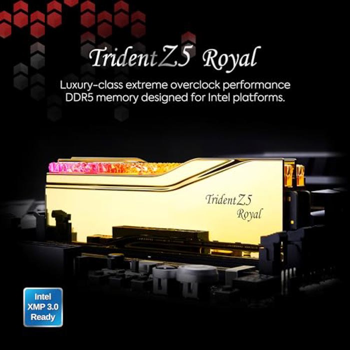 G.SKILL Trident Z5 Royal 48GB (2x24GB) DDR5 8400 Gold image 2