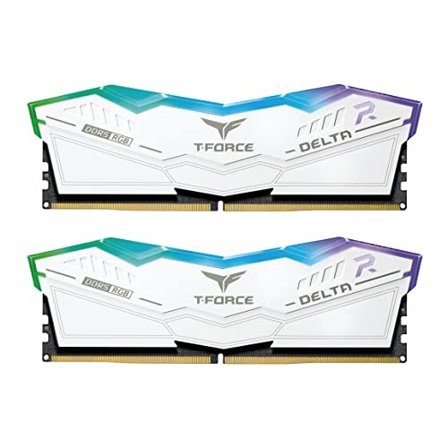 TEAMGROUP T-Force Delta RGB 32GB (2x16GB) DDR5 6200MHz White