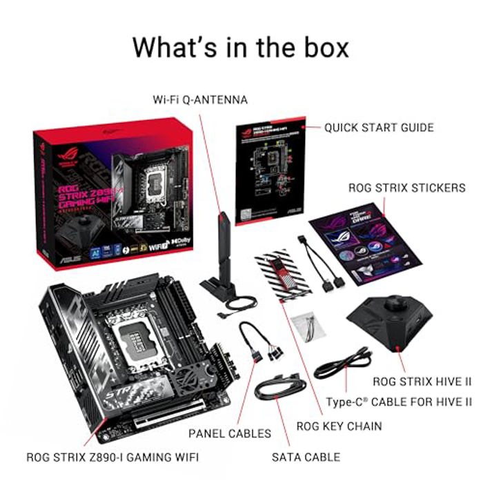 ASUS ROG Strix Z890-I Gaming WiFi Motherboard - Specs, Compare