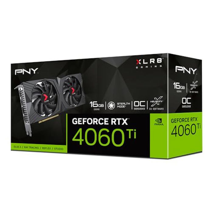 PNY GeForce RTX 4060 Ti 16GB XLR8 Gaming VERTO Overclocked Dual Fan image 10