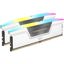 CORSAIR Vengeance RGB 64GB (2x32GB) DDR5 6400MHz CL32 Intel XMP iCUE Compatible White (CMH64GX5M2B6400C32W)