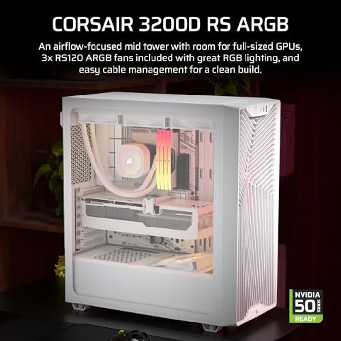 CORSAIR 3200D RS ARGB White image 2
