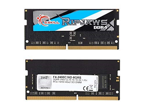 G.Skill Ripjaws 8GB (2 x 4GB) DDR4 2400 SO-DIMM image 2