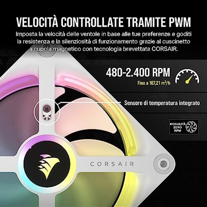 Corsair iCUE LINK QX120 White image 5