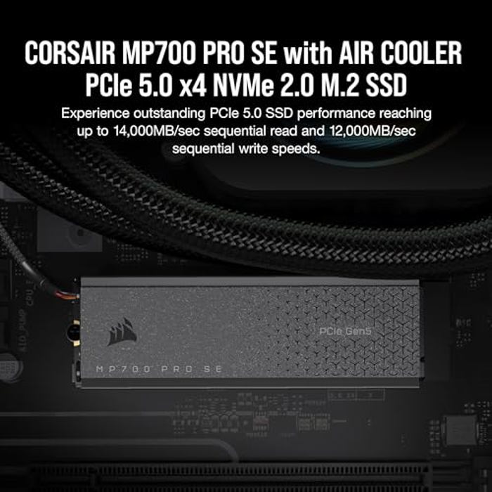 Corsair MP700 PRO SE Air Cooler 2TB image 2