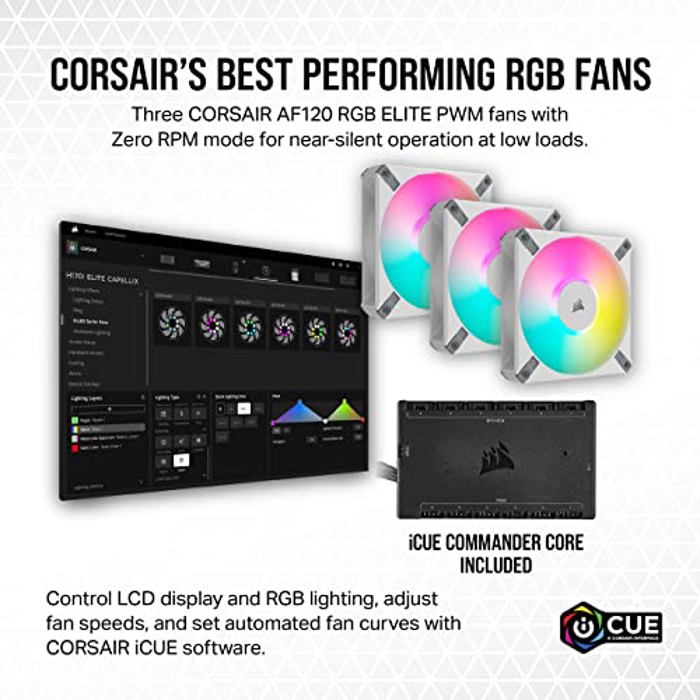 Corsair iCUE H150i Elite LCD XT White image 4