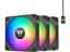 Thermaltake CT140 EX Reverse ARGB 140mm Magnetic Connect PWM Black 3 Pack CL-F193-PL14SW-A