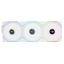 Lian Li UNI Fan TL LCD 120 Wireless Triple Pack White