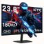KTC Q24T09 24" 180Hz 2K QHD IPS 1440p 1ms 144Hz G-Sync FreeSync HDR Support HDMI Displayport VESA
