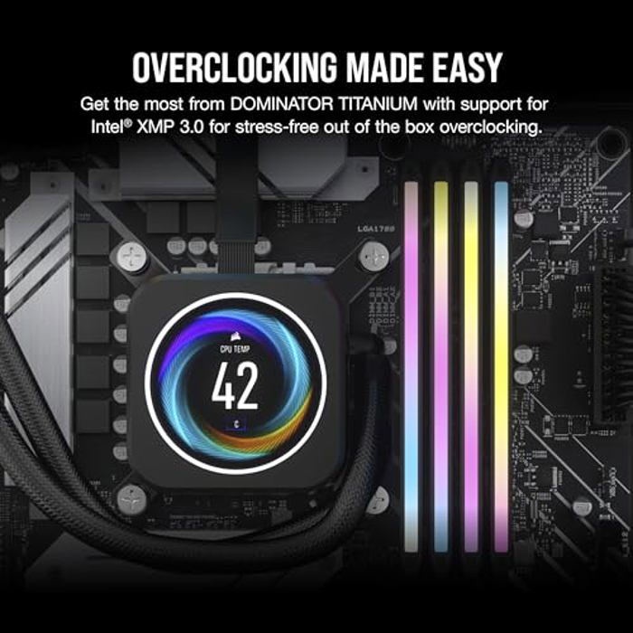 CORSAIR Dominator Titanium RGB 32GB (2x16GB) DDR5 6000MHz image 5