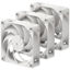 HAVN H12 White Triple Pack PWM 120mm HVN-FS-H1230-01-TRI