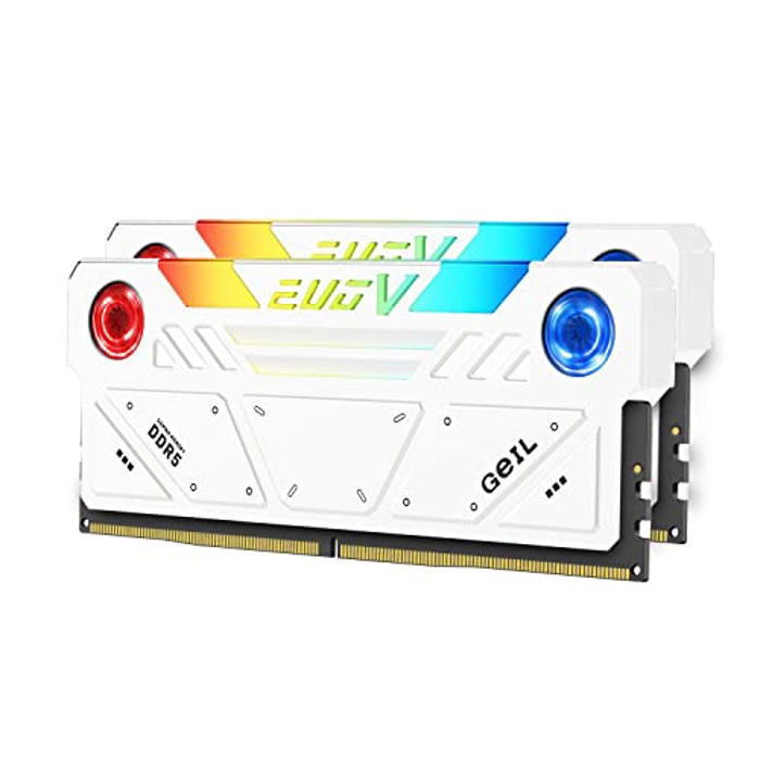 GeIL EVO V RGB 32GB (2x16GB) DDR5 6400MHz White vs KLEVV Bolt V
