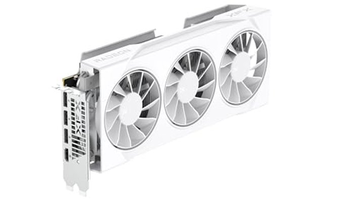 XFX Swift Radeon RX 9070 GRE White Triple Fan Gaming Edition image 2