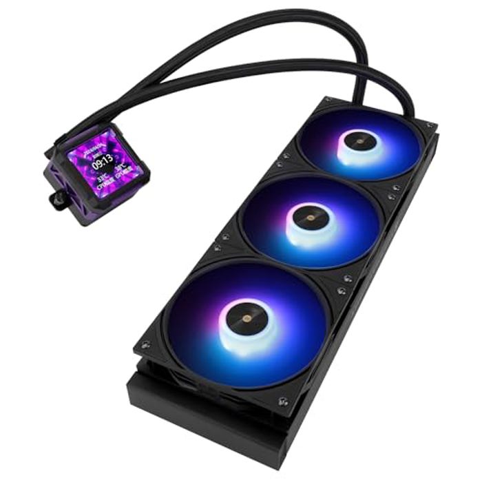 Thermalright FWPRO 360 Black ARGB CPU AIO Kühler, IPS LCD Bildschirm Thermalright FWPRO 360 Black ARGB CPU AIO Kühler, IPS LCD Bildschirm
