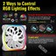 Enermax Squa RGB PWM 3 Pack White thumbnail 3