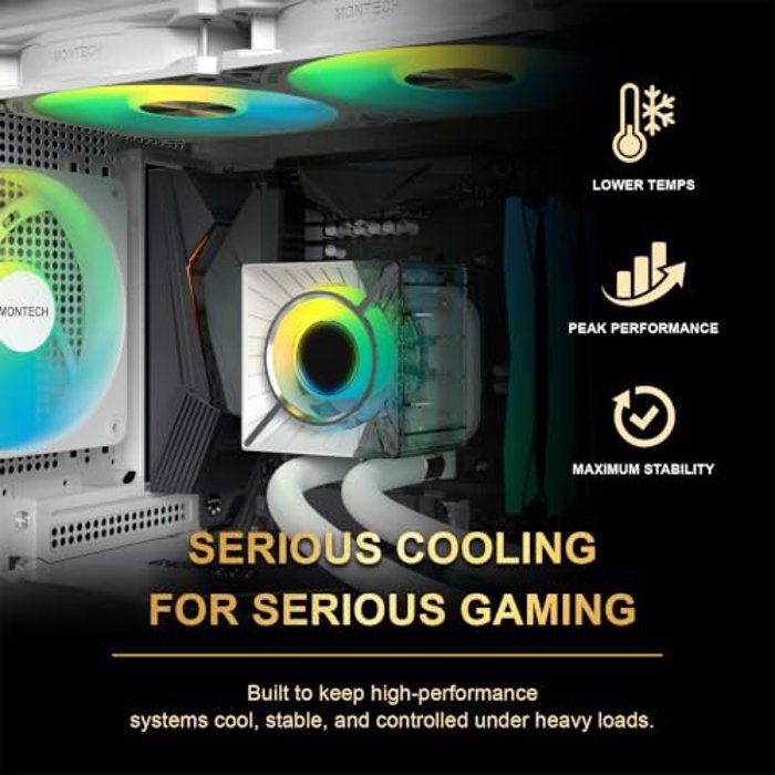 MONTECH CyberFlow ARGB 240 White image 6