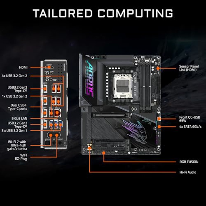 GIGABYTE X870E AORUS PRO X3D image 3