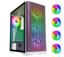 BitFenix Nova Mesh SE TG ARGB High Airflow White Purple ATX 4x ARGB Fans Pre-Installed Tempered Glass 6+6 Controller (LED/PWM System) BFC-NSE-300-WWGKP-4A