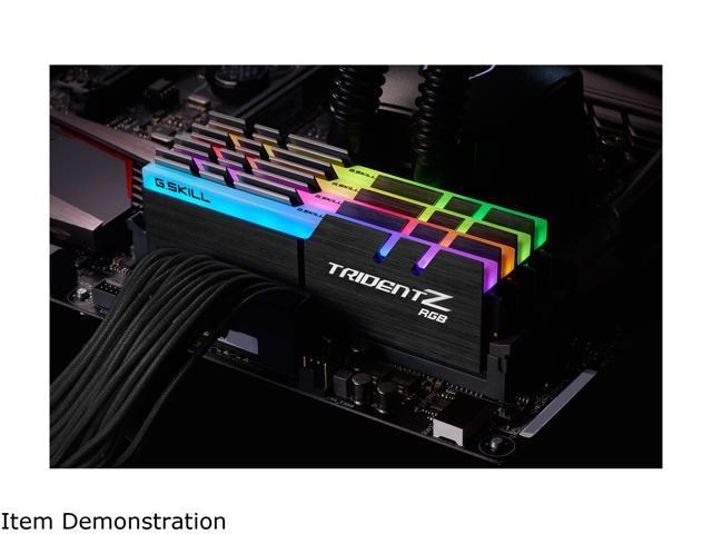 G.SKILL TridentZ RGB Series 128GB (4 x 32GB) DDR4 3200 image 3