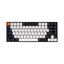 Keychron K2 A2H 75% Layout 84 Keys Hot-swappable Bluetooth Wireless/USB Wired Mechanical Keyboard, Gateron G Pro Blue Switch, Double-Shot Keycaps, White LED Backlit