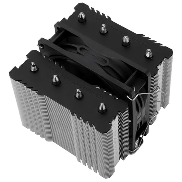 UNYKAch Dissipatore CPU 90 Mm – Base Alluminio, Ventola Push And Pull, 3000 RPM, 4 Pin