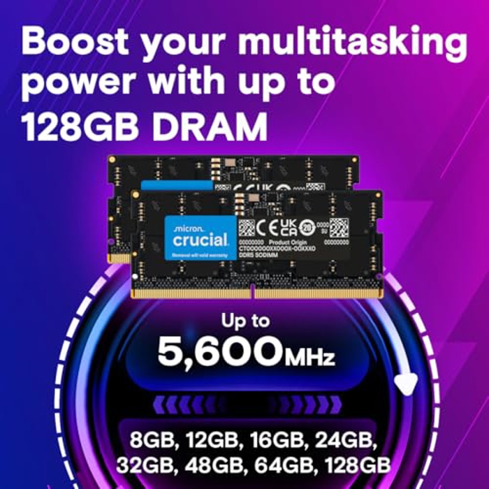 Crucial 64GB DDR5 5600MHz SODIMM image 3