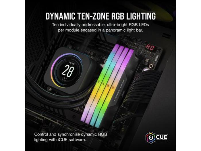 Corsair Vengeance RGB 64GB (4x16GB) DDR5 5600MHz C36 image 2