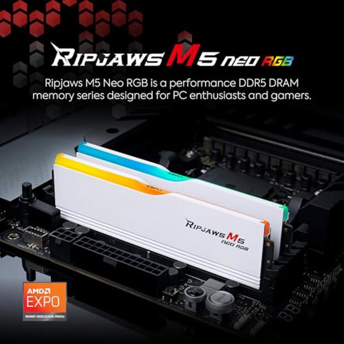 Price history for G.SKILL Ripjaws M5 Neo RGB 32GB (2x16GB) DDR5