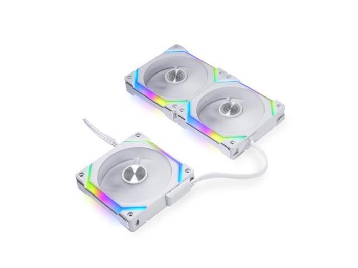 Lian-Li UNI Fan SL120 V2 White 3 Pack Case Fan - Specs, Compare