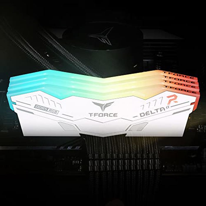 TEAMGROUP T-Force Delta Alpha RGB 32GB (2x16GB) DDR5 5600MHz White image 4