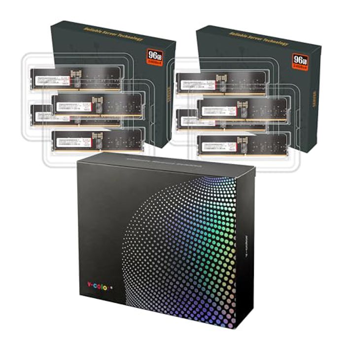 V-Color 192GB (8x24GB) DDR5 6800MHz OC R-DIMM image 3