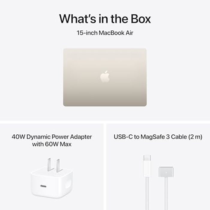 Apple MacBook Air 2026 15" 16GB Unified Memory 512GB SSD Starlight image 7