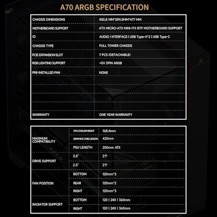 Thermalright A70 ARGB Black image 5