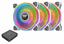 Thermaltake Riing Quad 12 RGB Radiator Fan TT Premium Edition 3 Fan Pack White